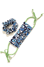 Load image into Gallery viewer, Evil Eye Mask + Scrunchie Set