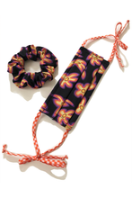 Load image into Gallery viewer, Florescent Mask + Scrunchie Set