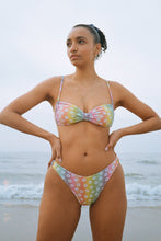 Load image into Gallery viewer, Rainbow Blossom Rockaway Top