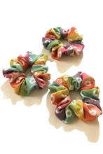 Load image into Gallery viewer, Rainbow Blossom Scrunchie